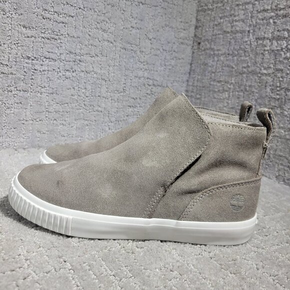Timberland Skyla Women's Size 6 US Bay Grey Suede Pull On Bootie Boots - Picture 4 of 9